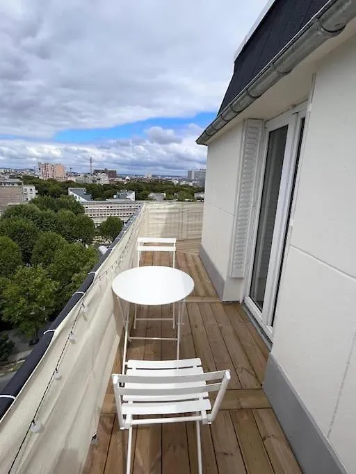 Paris Balcony Top Floor Room